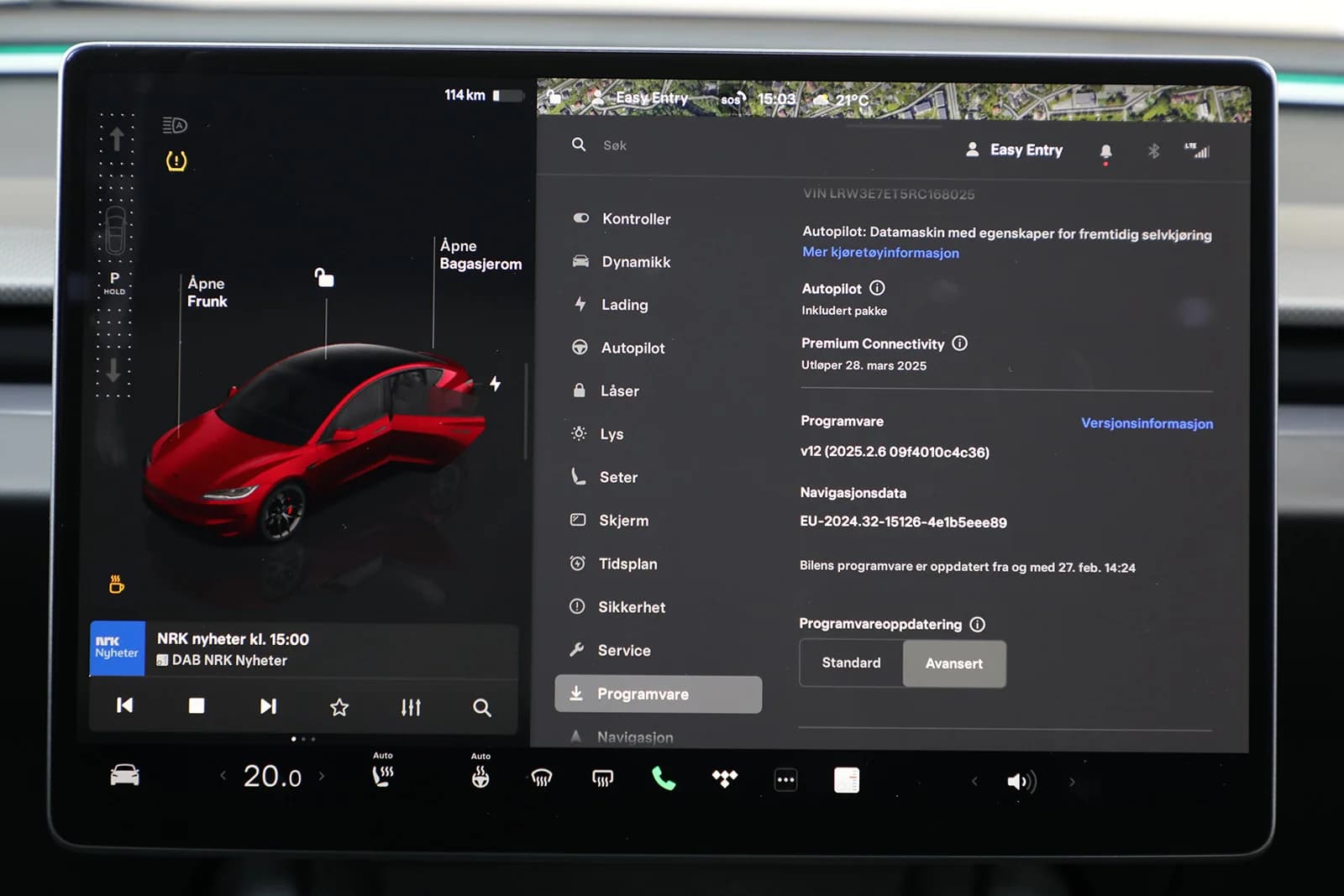 Tesla Model 3 PERFORMANCE HIGHLAND AWD 2024 – bilde 21 av 32
