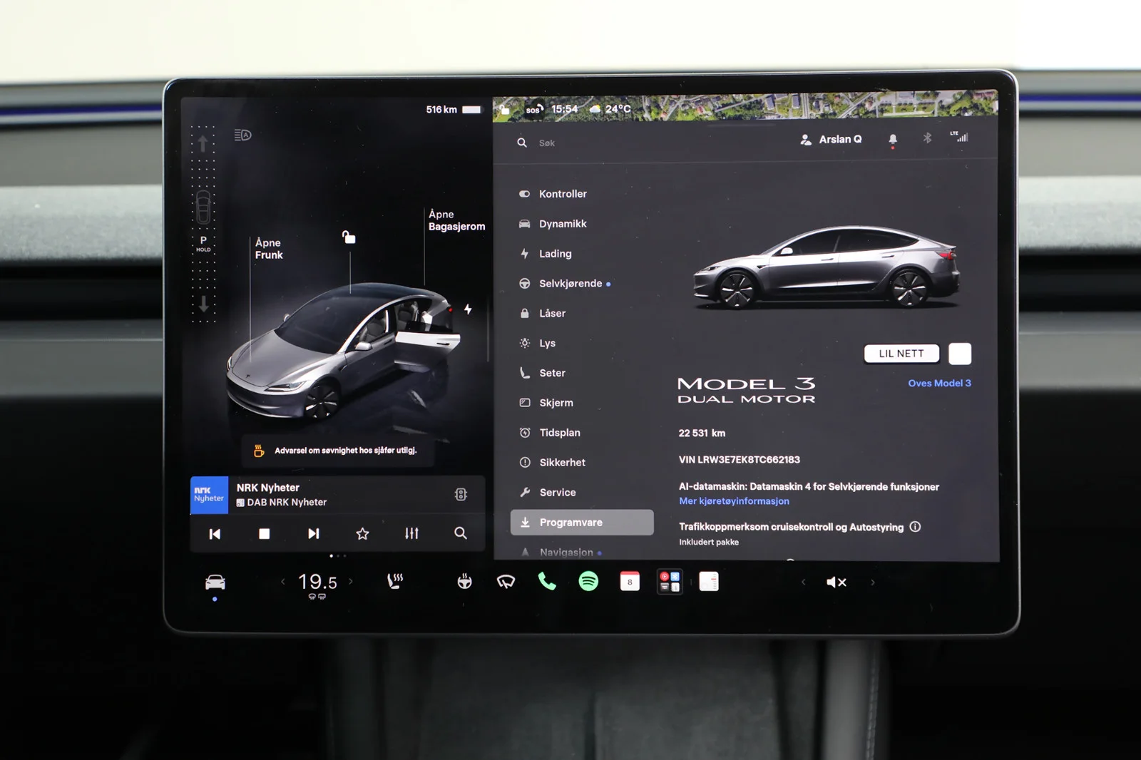 Tesla Model 3 LONG RANGE AWD 2026 – bilde 19 av 34