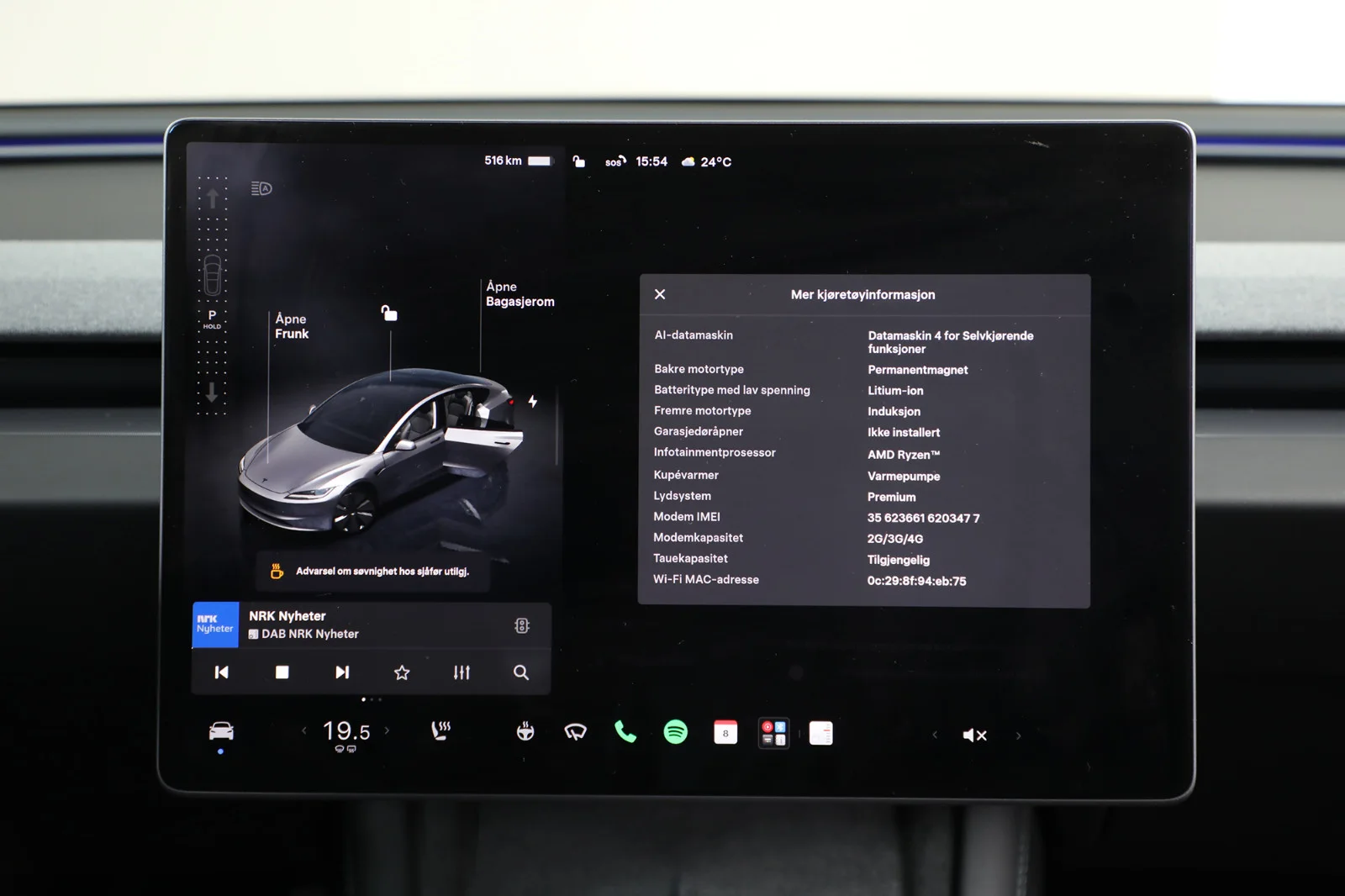 Tesla Model 3 LONG RANGE AWD 2026 – bilde 21 av 34