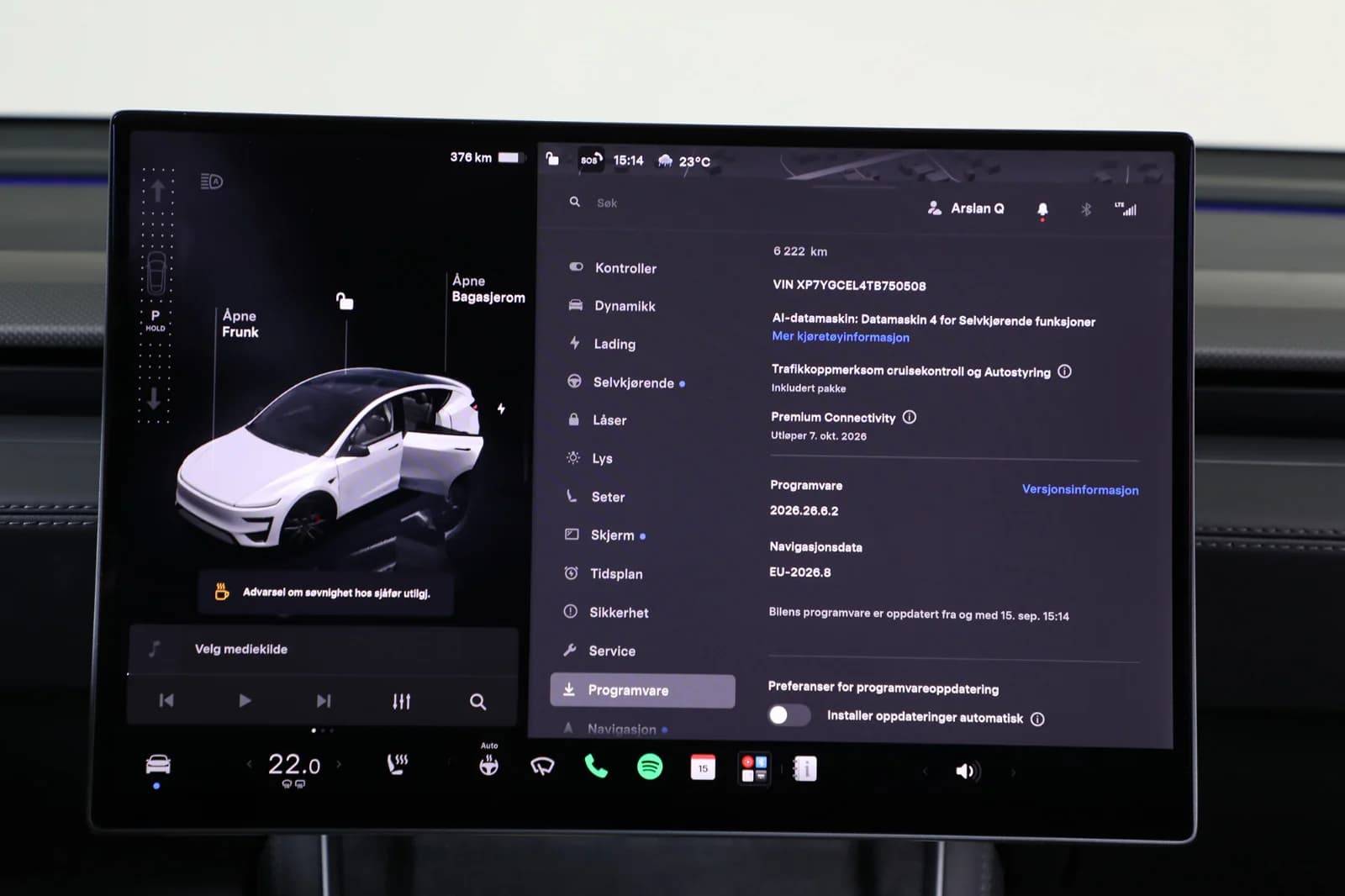 Tesla Model Y PERFORMANCE JUNIPER 2026 – bilde 20 av 34
