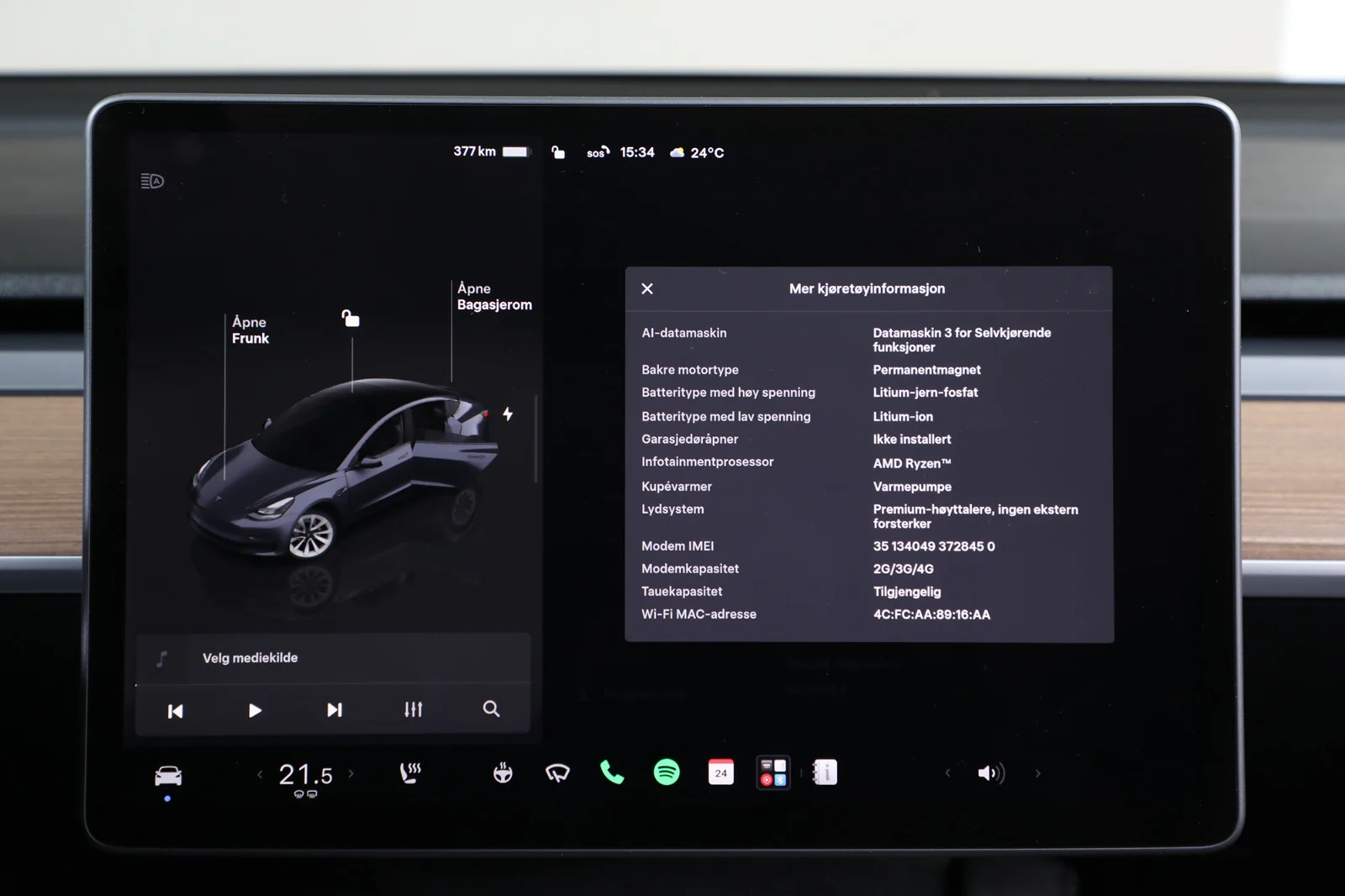 Tesla Model 3 SR+ 2023 – bilde 19 av 26