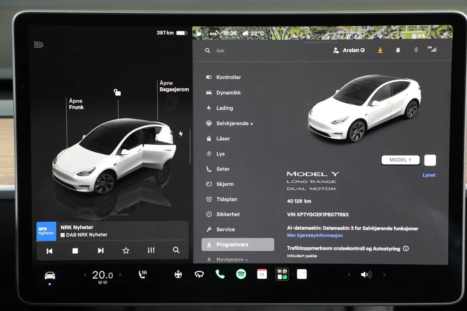 Tesla Model Y LONG RANGE 2023 – bilde 20 av 27