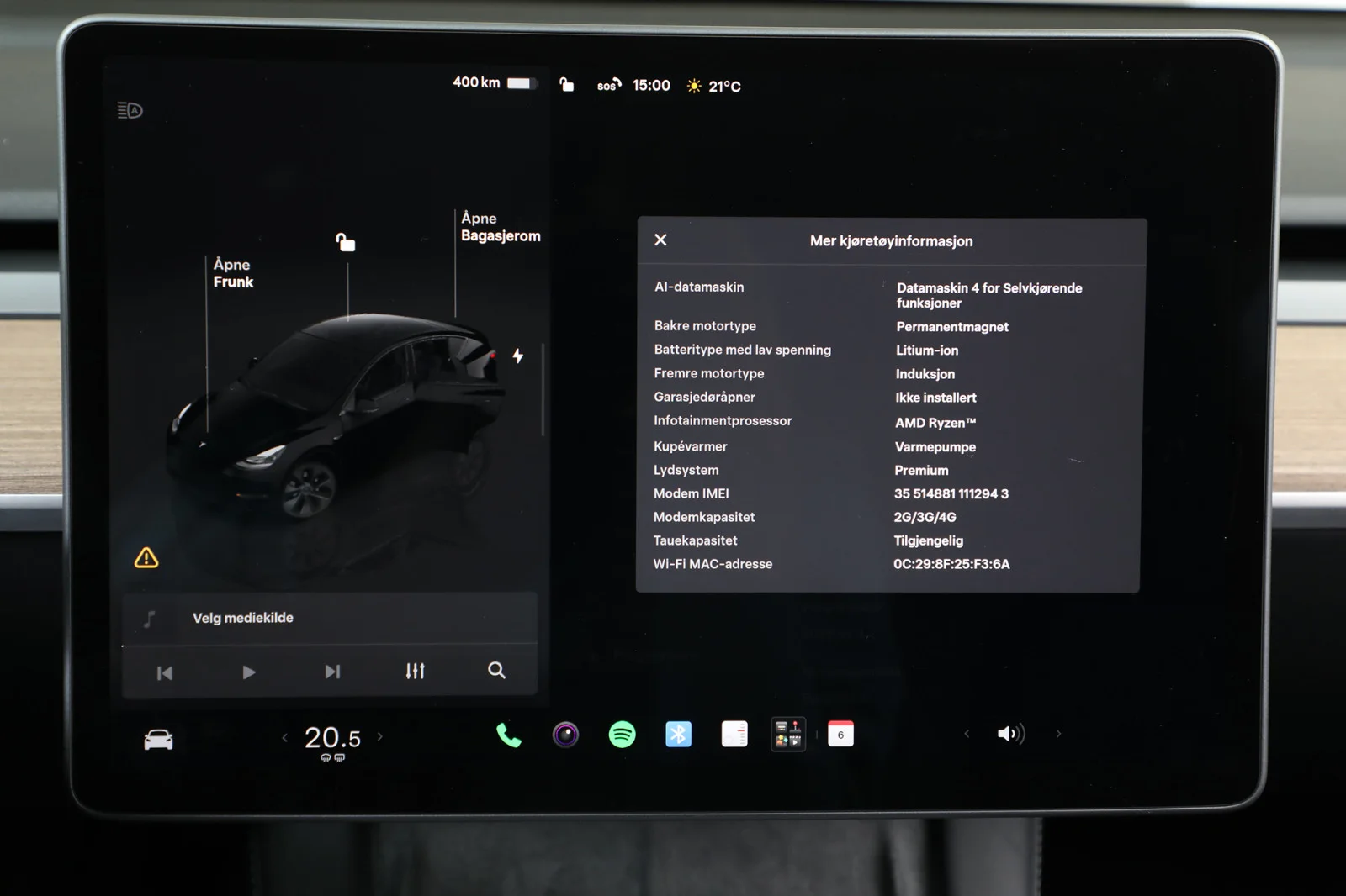 Tesla Model Y 7 SETER 2025 – bilde 21 av 28