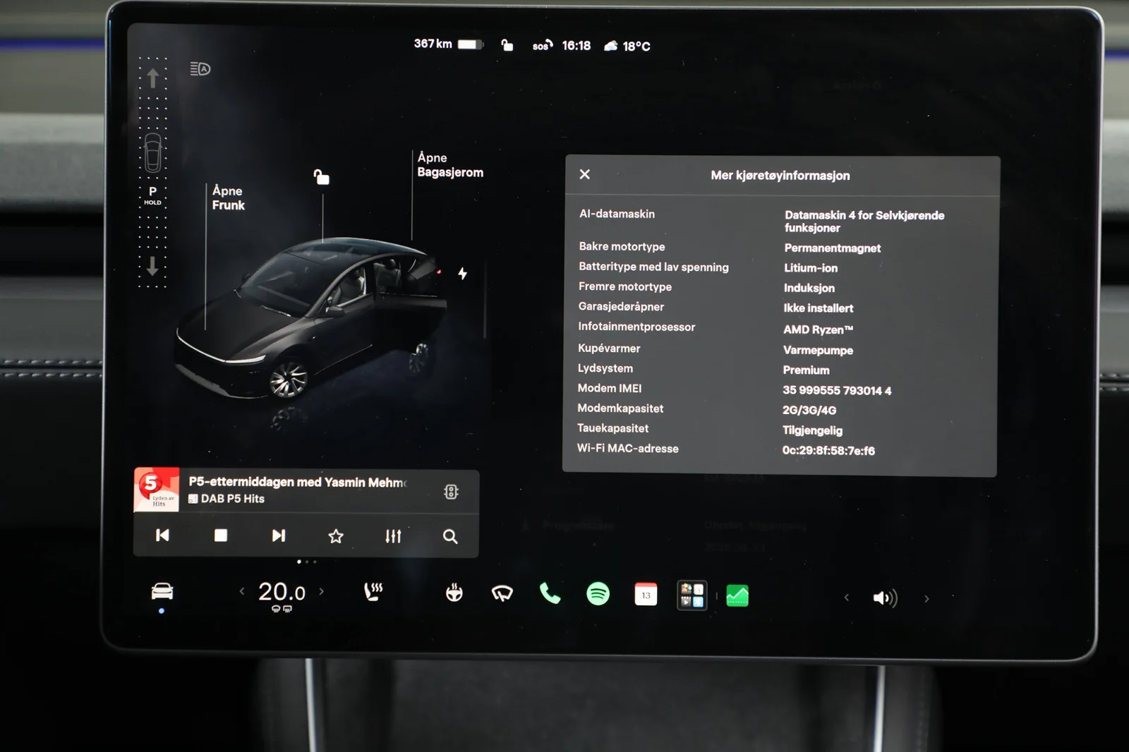 Tesla Model Y LONG RANGE AWD 2025 – bilde 21 av 34
