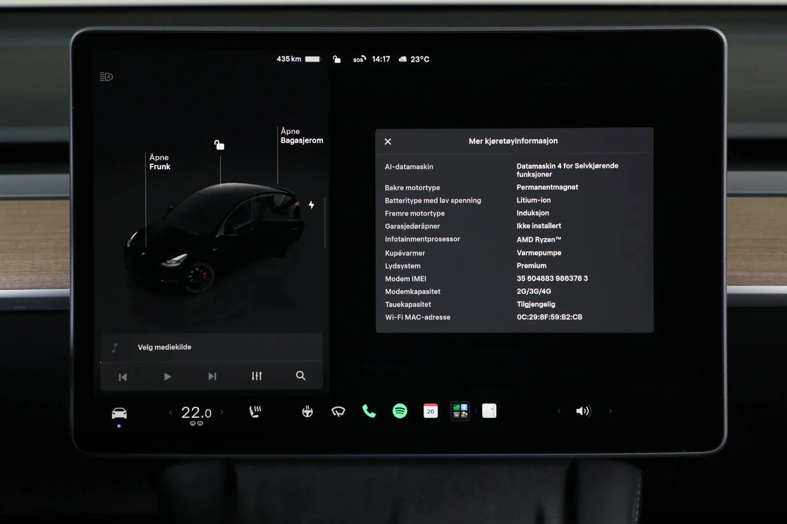 Tesla Model Y PERFORMANCE 2025 – bilde 19 av 26