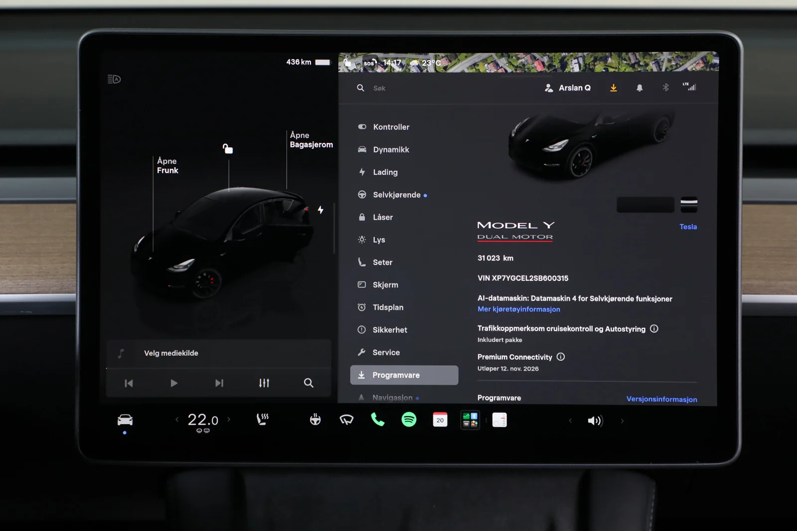 Tesla Model Y PERFORMANCE 2025 – bilde 18 av 26
