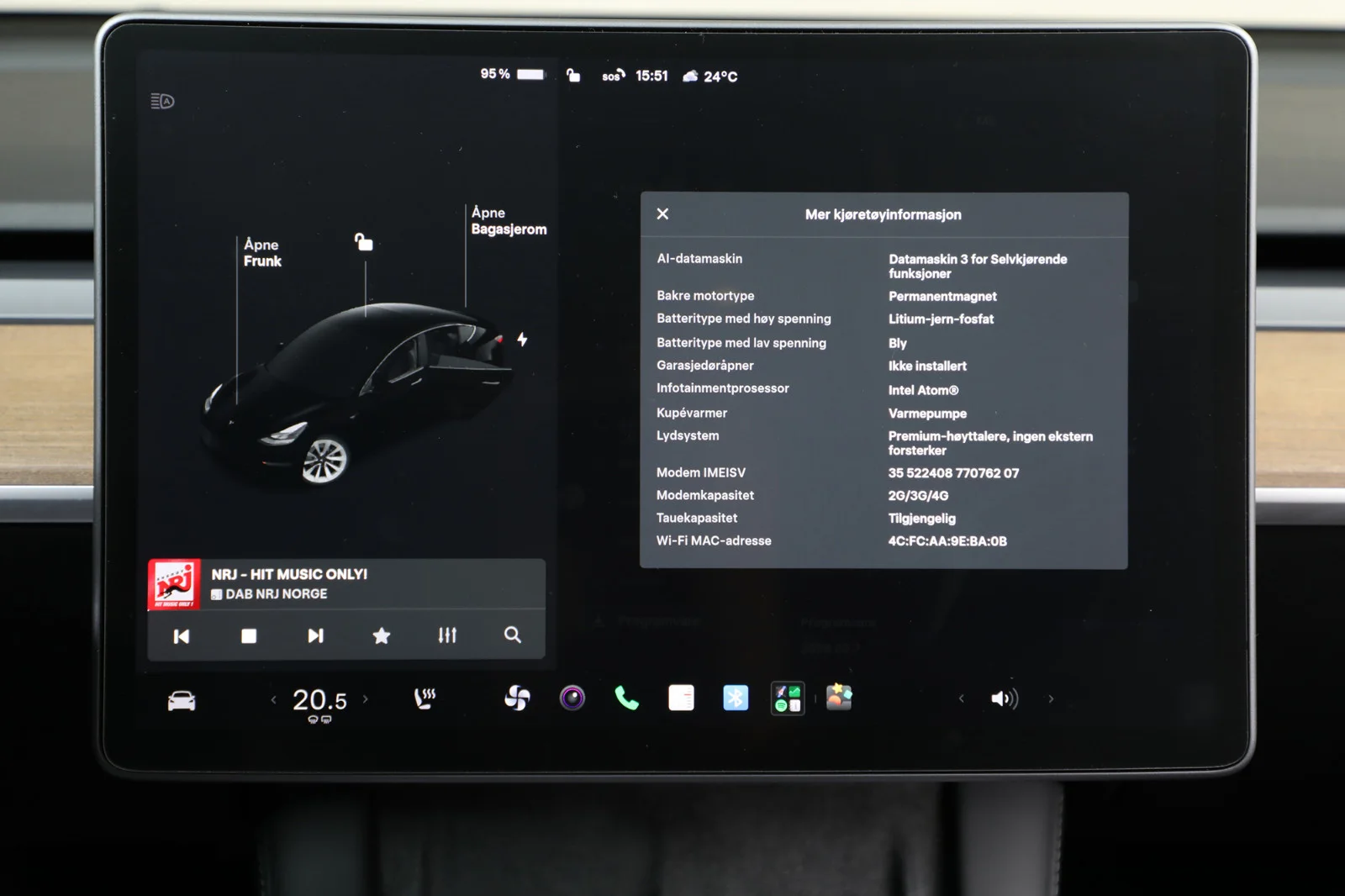 Tesla Model 3 SR+ 2021 – bilde 19 av 26
